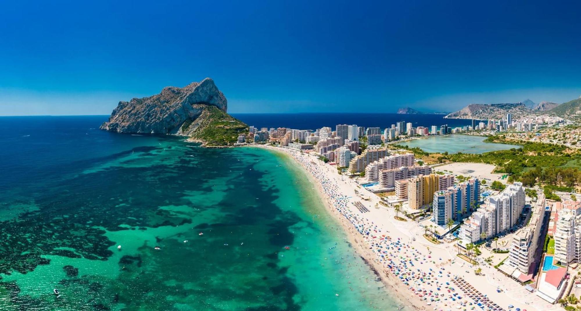 Apartamento En Calpe, Playa De La Fossa, Primera Linea, Aa Buitenkant foto